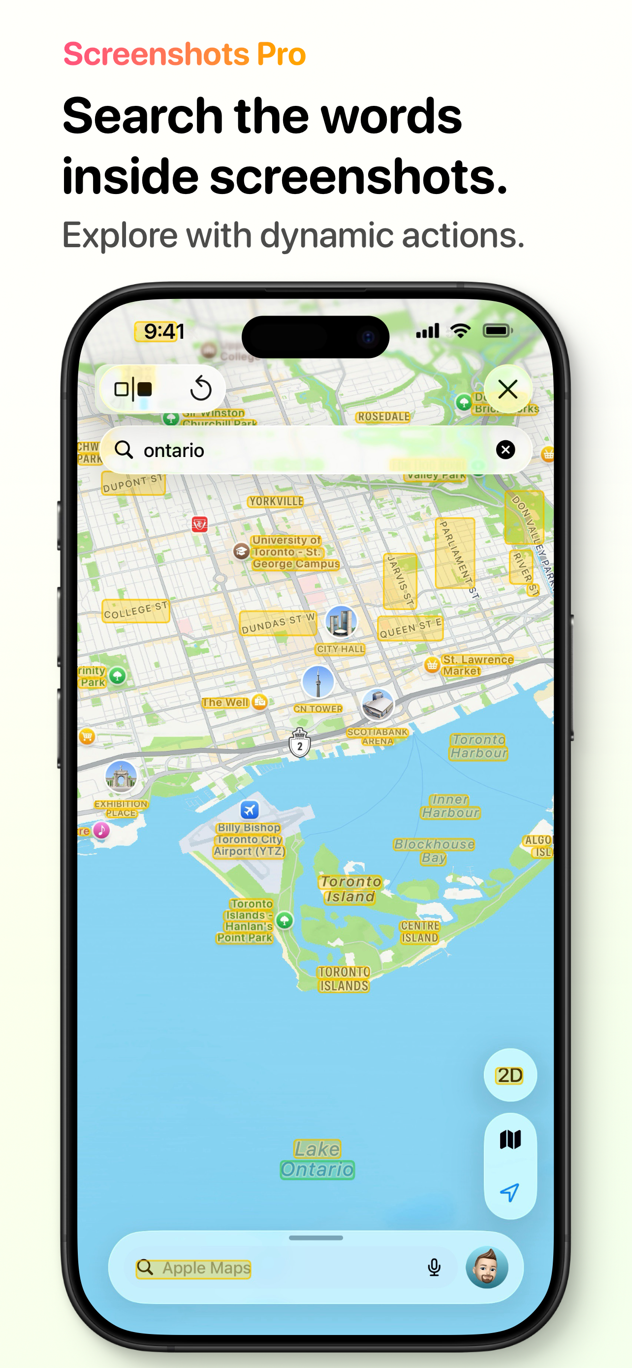 Searching text inside screenshots on iPhone